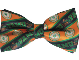 FAMU Rattlers bow tie, NEW! HBCU Black Florida A&M University bowtie