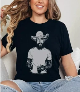 Post Malone Shirt, Cowboy Post Shirt, Country Shirt, Western Graphic Tee - Picture 1 of 4