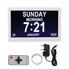 Digital Photo Frame 10in 1024x600 LCD Alarm Clock Remote Control 100‑240V Fo TPG