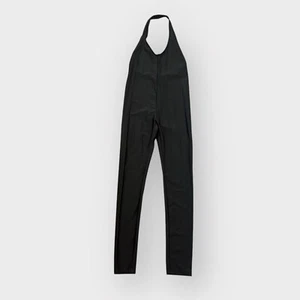 Forever 21 Black Halter Jumpsuit Witchy Rave - Picture 1 of 6