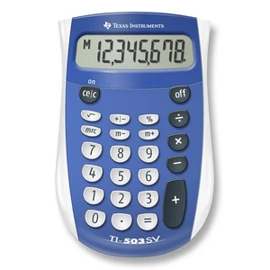 Calculadora portátil de 8 dígitos, 3-1/10"x4-4/5"x7/10", BE - Imagen 1 de 4