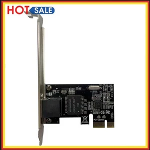 10/100/1000 Mbit/s PCI-E x1 Netzwerkkarte RJ45 LAN-Adapter für Desktop-Treiber k - Afbeelding 1 van 10