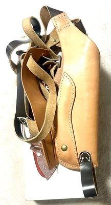 HUNTER TAN  33-30 54M SHOULDER LEATHER HOLSTER - RH SMITH & WESSON 4" REVOLVERS - Image 1 of 4