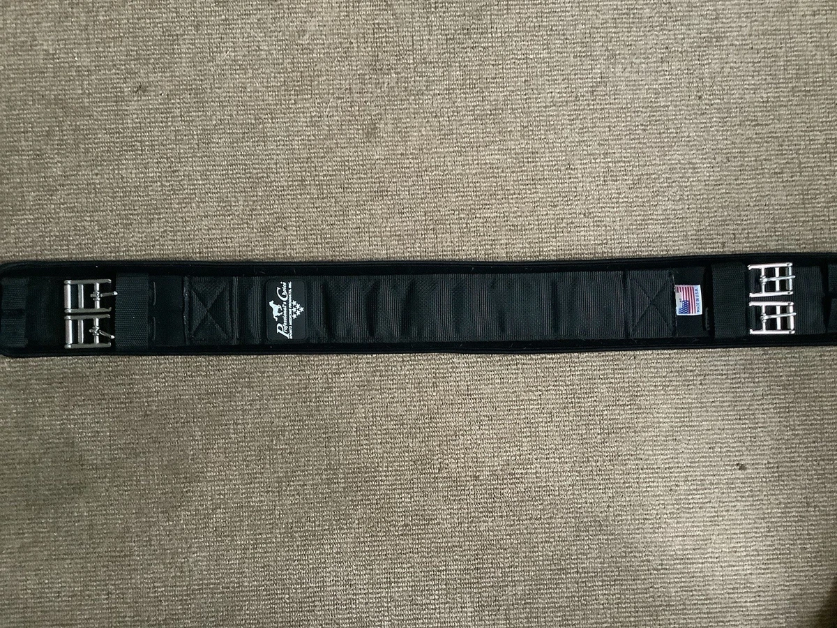 Professionals Choice VenTECH English Girth 52 – Schwarzer Pferdegurt Mit Belüftetem Neopren
