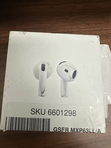 Apple AirPods 4 écouteurs sans fil Bluetooth MXP63LL/A 2024 4e génération authentique dans leur boîte - Photo 1 sur 9