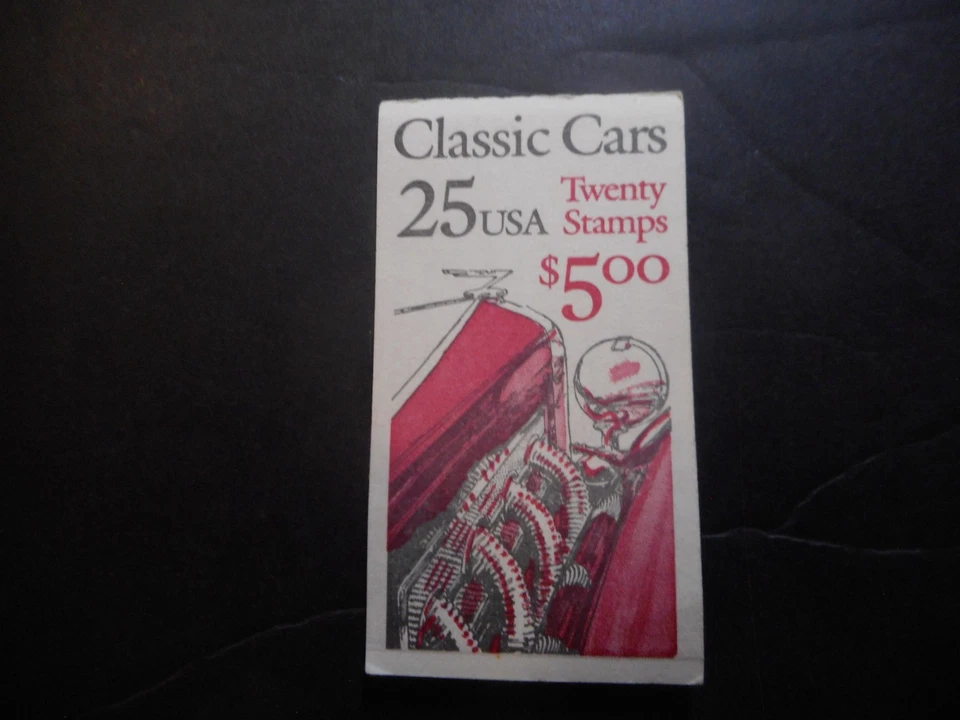 Scott 2381-85a, 22 cent, Classic Cars, Booklet - Image 1 of 1