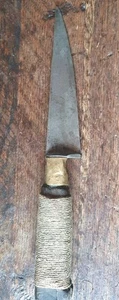 Antique Butcher's Knife Chopper Cutting Vintage Old Tool - Picture 1 of 5