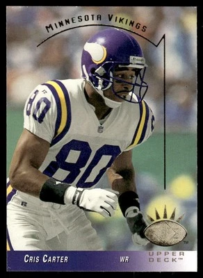 1993 SP Cris Carter Minnesota Vikings #155 - Image 1 of 2