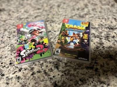 Paquete de juego Splatoon 2 + Crash Bandicoot N Sane Trilogy Nintendo Switch Foto 1 de 4
