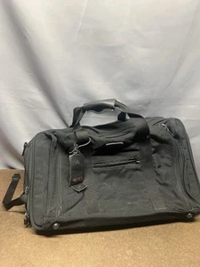 VTG Tumi Carry On Duffle Bag Crossbody Strap Brown Ballistic Nylon Made In USA - Picture 1 of 9