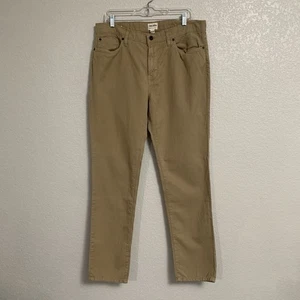 Todd Snyder Pants Mens 34x32 5 Pocket Chino Cotton Linen Khaki Tan Casual Preppy - Picture 1 of 15