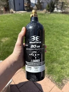 Empire CO2 Aluminum Air Tank - Black, 20oz EMPTY - Picture 1 of 5