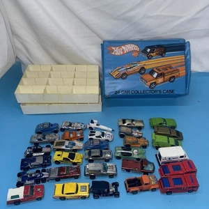 1970’s Redline Hot Wheels Lot Of 30 - 14 Redlines & 24 Car Car Carrying Case HW 9 - Bild 1 von 24