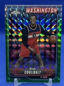 2024-25 Topps Chrome Bilal Coulibaly #11 Green Geometric /99 - Picture 1 of 2