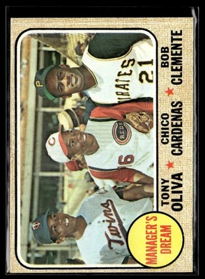 1968 Topps Managers Dream EX/MT Set Break #480 Foto 1 de 2