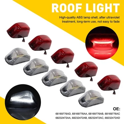 LED Cab Roof Marker Lights 10x For 2014-2023 Dodge Promaster RAM 1500 2500 3500 - Image 1 of 4