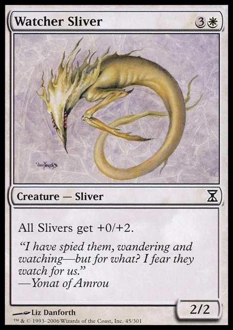 Watcher Sliver - Time Spiral #45/301 MTG Magic The Gathering - Image 1 of 1