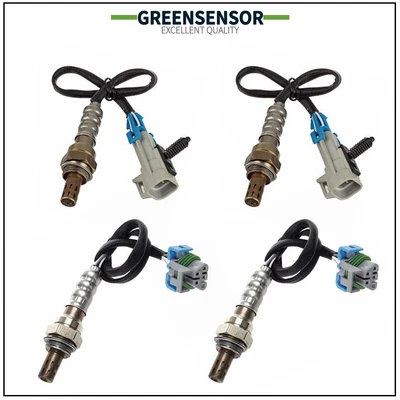 Sensor de oxígeno aguas arriba+aguas abajo 4 piezas para GMC 2007-08 Acadia/2008 Buick Enclave 3,6 L Foto 1 de 4