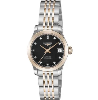 LONGINES Record L2.320.5.57.7 Two-Tone Automatic Women's Watch New in Box - image 1 of 4