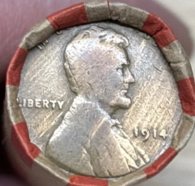 LINCOLN WHEAT CENT ROll 1909-1958 With 1914 Wheat Ender. (W-207) - Image 1 of 4