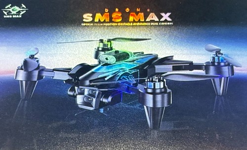 SMS Max Drone Dual Camera Quadcopter RC Aircraft w/ Obstacle Avoidance ...
