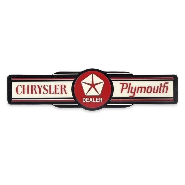 NEW Chrysler/Plymouth Tin Sign  20" W X 5" H  - Image 1 of 1