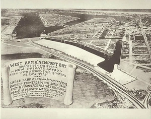 "Anuncio de tierra NEWPORT PLAYA alrededor de 1920 impresión fotográfica 1463 11"" X 14" - Imagen 1 de 1