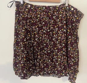 City Chic Floral Skirt Size L/20 - Picture 1 of 7