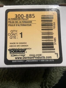 Dorman 300-885 Alternator Pulley Compatible with Select Chrysler/Dodge/Jeep Mode - Picture 1 of 1
