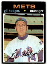 1971 Topps Gil Hodges New York Mets #183