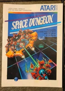 Atari 5200 Cartridge Manual - Space Dungeon. Guter Zustand, saubere Bücher! - Bild 1 von 2