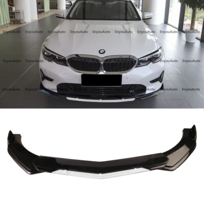 For BMW 640i 650i Coupe Front Bumper Lip Spoiler Splitter Gloss Black White Foto 1 de 4