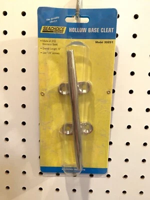 SEACHOICE 316 Taco de Barco Base Hueca de Acero Inoxidable Modelo 30251 de 6 Pulgadas  Foto 1 de 2