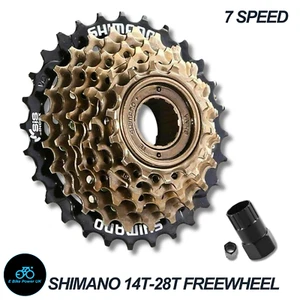 Shimano Tourney MF-TZ500 7 Speed Freewheel Screw On 14-28T Tooth fits MTB E Bike - Picture 1 of 4