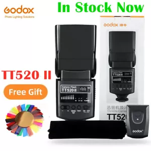 Godox Thinklite TT520II Wireless Signal flash light speedlight For Canon Nikon - Picture 1 of 5