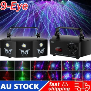 Party Disco Lamp Strobe Beam Projetcor RGB Laser DJ Lights Stage Scan Projector - Picture 1 of 20
