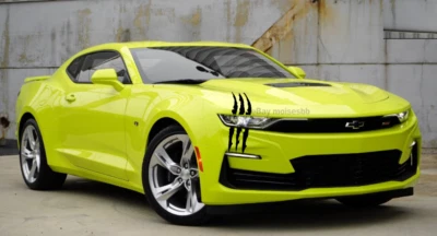 LG XXL Claw Vinyl Decal Sticker Monster Tear Cat Scratch Headlight Many Colors!! - Image 1 of 3