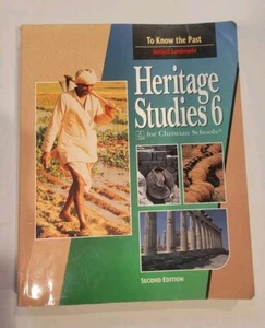 BJU Heritage Studies 6th Grade 2nd Edition 1998 To Know The Past Bob Jones Press - Imagen 1 de 6