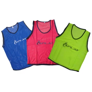 10 Training Bib Senior vest sports Football Rugby hockey mesh top jersey - Picture 1 of 7