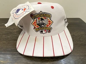 Rare New Vintage Pittsburgh Pirates 1994 All Star Game Hat White W/ Red Stripes - Picture 1 of 13