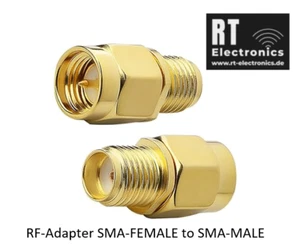 Adapter żeński na wtyk SMA. Adapter koncentryczny do kabla RF SMA - Zdjęcie 1 z 1