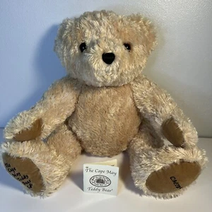 "Cape May Teddy Bear Co 15"" peluche articulado oso marrón con etiqueta original" - Imagen 1 de 14