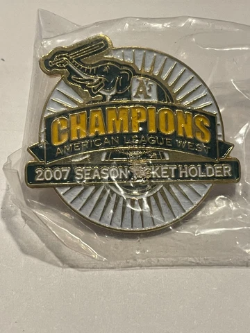 2007 Oakland A's Season Ticket Holder Lapel Pin Cover