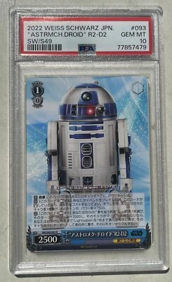 PSA 10 2022 Star Wars WEISS SCHWARZ JPN. ASTRMCH.DROID R2-D2 SW/S49 Pop 10 Holo - Photo 1/3