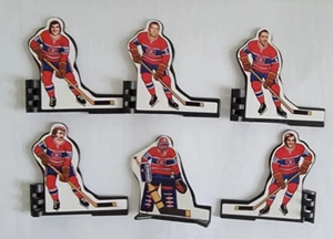 Table Hockey Coleco Black Plastic Montreal Canadians Dark Jerseys - Picture 1 of 2