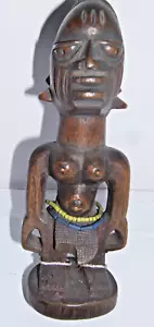 Antique Nigerian Ibeji Figure - Carved Wooden Figure - Picture 1 of 7