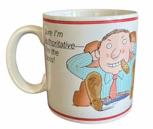 Autoritative I'm the Boss Tee Kaffee Tasse Becher Applaus Definition Zigarre 1985 - Bild 1 von 7