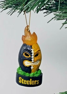 PITTSBURGH STEELERS beleuchteter Team Tiki Ball FUSSBALL Ornament Teamsport Amerika - Bild 1 von 2