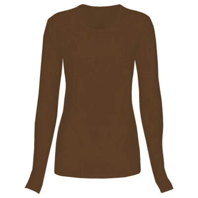 Camiseta T Flex Para Mujer Cómoda Manga Larga Underscrub Camiseta Capas Camisa Uniforme Foto 1 de 2