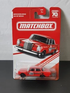 MATCHBOX  MERCEDES-BENZ 220 SE SEDAN RED TARGET EDITION 4/6 - Picture 1 of 5